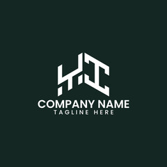 Modern Geometric Letter Logo Design