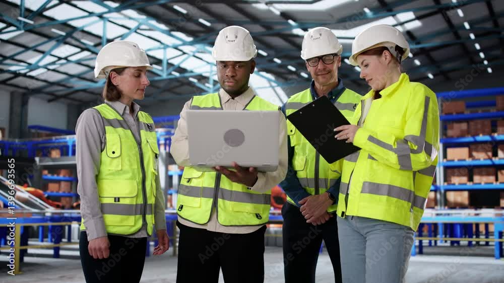 Poster warehouse automation and osha inspection
