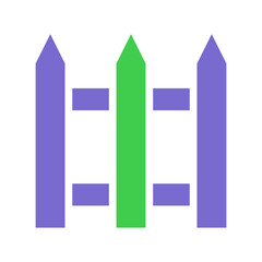 Abstract fence illustration highlighting unity amidst diverse elements within community