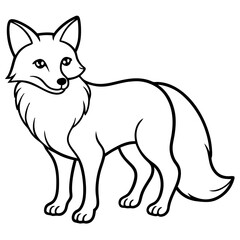 Minimalist line art illustration of a wild animal, perfect for modern decor, tattoo design, logos, or branding. This elegant black and white drawing features clean lines and abstract style, ideal for 