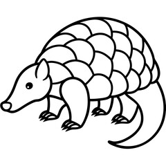 Minimalist line art illustration of a wild animal, perfect for modern decor, tattoo design, logos, or branding. This elegant black and white drawing features clean lines and abstract style, ideal for 