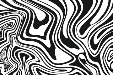 Abstract wavy background. Optical illusion motion striped 3d effect.