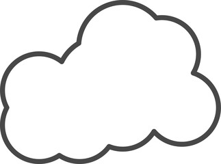 White clouds for coloring.