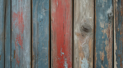 Rustic wooden planks from a weathered barn wall, showing decades of wear