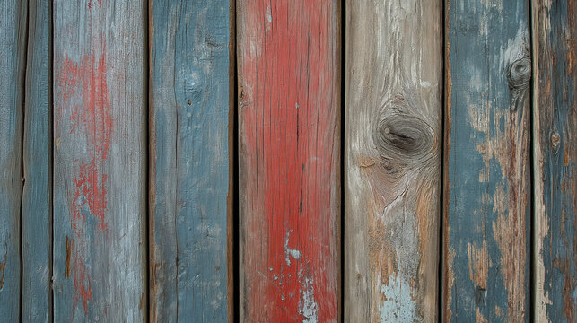Rustic wooden planks from a weathered barn wall, showing decades of wear
