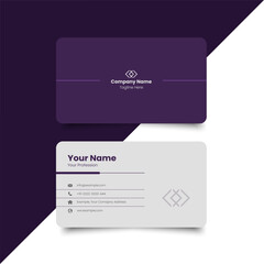 Simple minimal corporate business card layout. creative modern name card and business card. Clean Design. corporate design template, professional simple aesthetic business card template.Ready to print