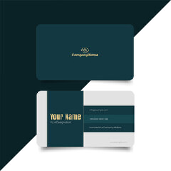 Simple minimal corporate business card layout. creative modern name card and business card. Clean Design. corporate design template, professional simple aesthetic business card template.Ready to print