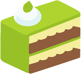 Matcha Cake Icon