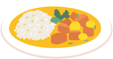 Curry rice icon