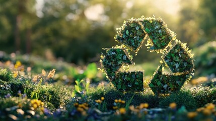 Obraz premium Eco recycling concept