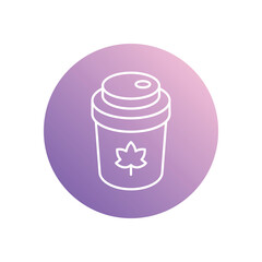 Coffee icon vector stock illustration