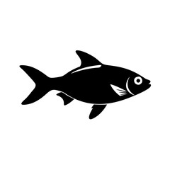 congo tetra fish icon, congo tetra fish silhouette vector illustration-simple silhouette illustration of congo tetra fish, perfect for congo tetra fish logos and icons