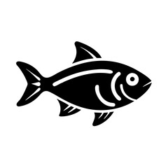 lemon tetra fish icon, lemon tetra fish silhouette vector illustration-simple silhouette illustration of lemon tetra fish, perfect for lemon tetra fish logos and icons
