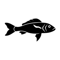 kribensis fish icon, kribensis fish silhouette vector illustration-simple silhouette illustration of kribensis fish, perfect for kribensis fish logos and icons