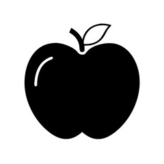 kei apple icon, kei apple silhouette vector illustration-simple silhouette illustration of kei apple, perfect for kei apple logos and icons