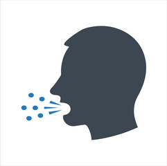 Protective face mask icon