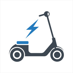 Kick scooter icon
