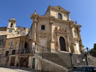 Fototapeta premium Classic Church in Ragussa , Sicily