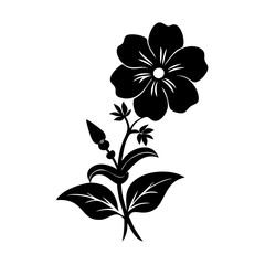 veronica speedwell flower icon, veronica speedwell flower vector