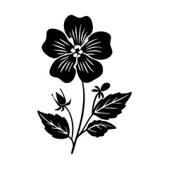 veronica speedwell flower icon, veronica speedwell flower vector
