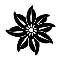 anemopsis yerba mansa flower icon, anemopsis yerba mansa flower vector