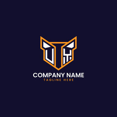 Fototapeta premium Tech-Inspired Geometric Logo Design