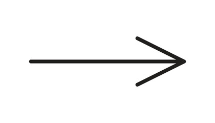 Straight long right arrow icon. web app direction symbol. black arrow icon png. arrow icon for your additional design