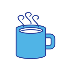 Mug  icon vector stock illustration