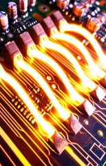 abstract fire background