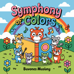 cute coloring book cover, cover, cute kids illustration, cartoon cover, cartoon illustration, kawaii coloring, easy and bold, kawaii cover, cozy, cozy cover, fuzzy, hygge, coloring pages, adult colori