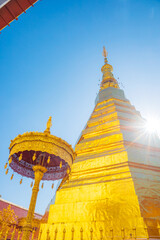 "Wat Phra That Cho Hae" The Royal Temple, is a sacred ancient temple in Phrae, Thailand. Asia.