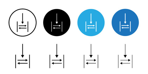 Gap icon Logo symbol sign set