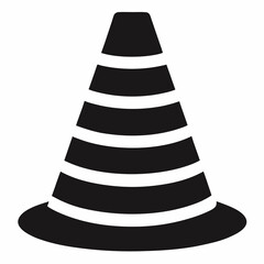 traffic cones isolated on white
