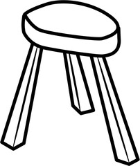 furniture and home decoration coloring page