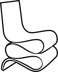 furniture and home decoration coloring page