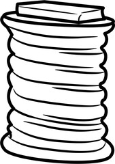 furniture and home decoration coloring page