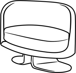 furniture and home decoration coloring page