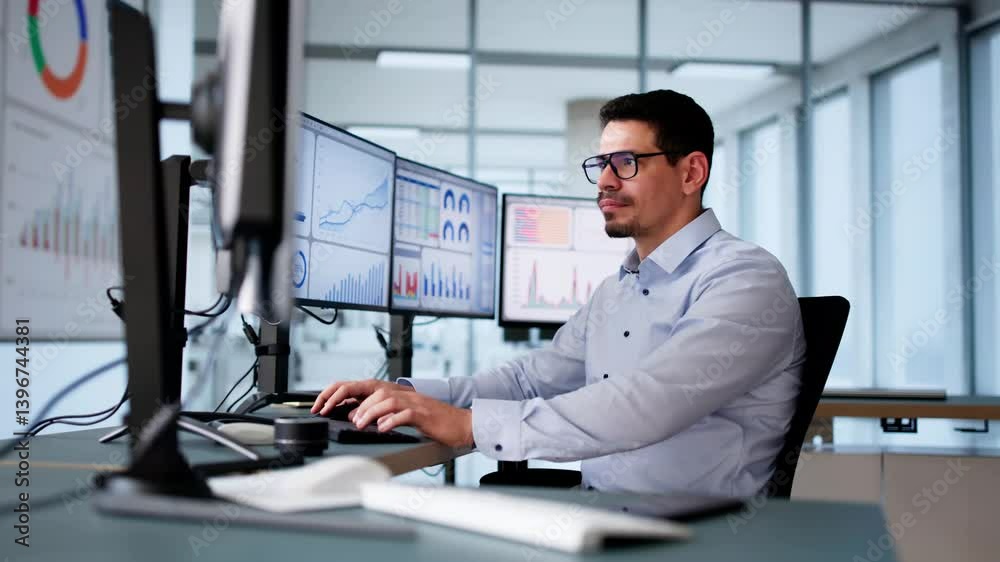 Poster Data Analyst Using Data Analytics KPI