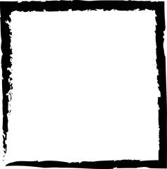 Obraz premium Set of square frames in grunge style. Elements for tags, labels, cards