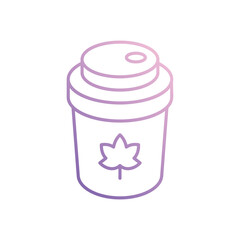 Coffee icon vector stock illustration