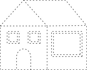 house tracing line guide
