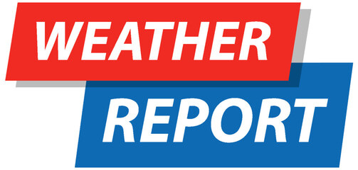 Fototapeta premium Bold Weather Report Graphic Design