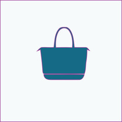 smile shopping bag vector
