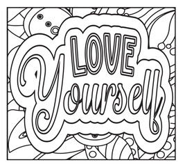 Motivational Quotes Coloring Pages For Adutls
