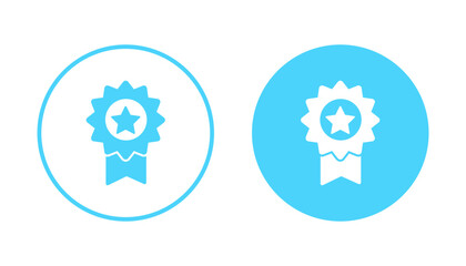 Badge icon vector. Awards icon vector. Achieve sign and symbols. Stamp