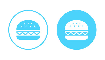 Burger icon vector. burger sign and symbol. hamburger