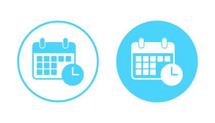 Calendar icon vector. Calender sign and symbol. Schedule icon symbol