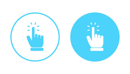 Hand cursor icon vector. cursor sign and symbol. hand cursor icon clik