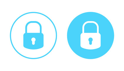 Lock icon vector. Padlock sign and symbol. Encryption icon. Security symbol