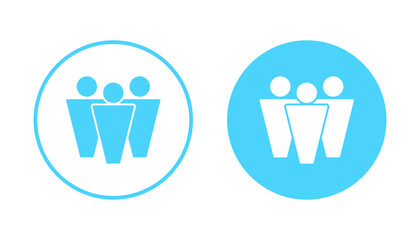 people icon vector. person sign and symbol. User Icon vector